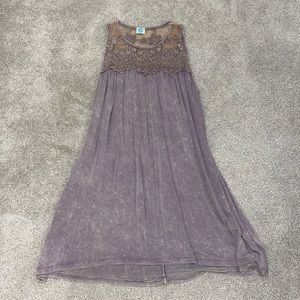 Purple Acid Wash Dress Size M